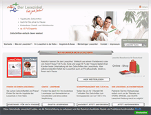 Tablet Screenshot of lesezirkel.de
